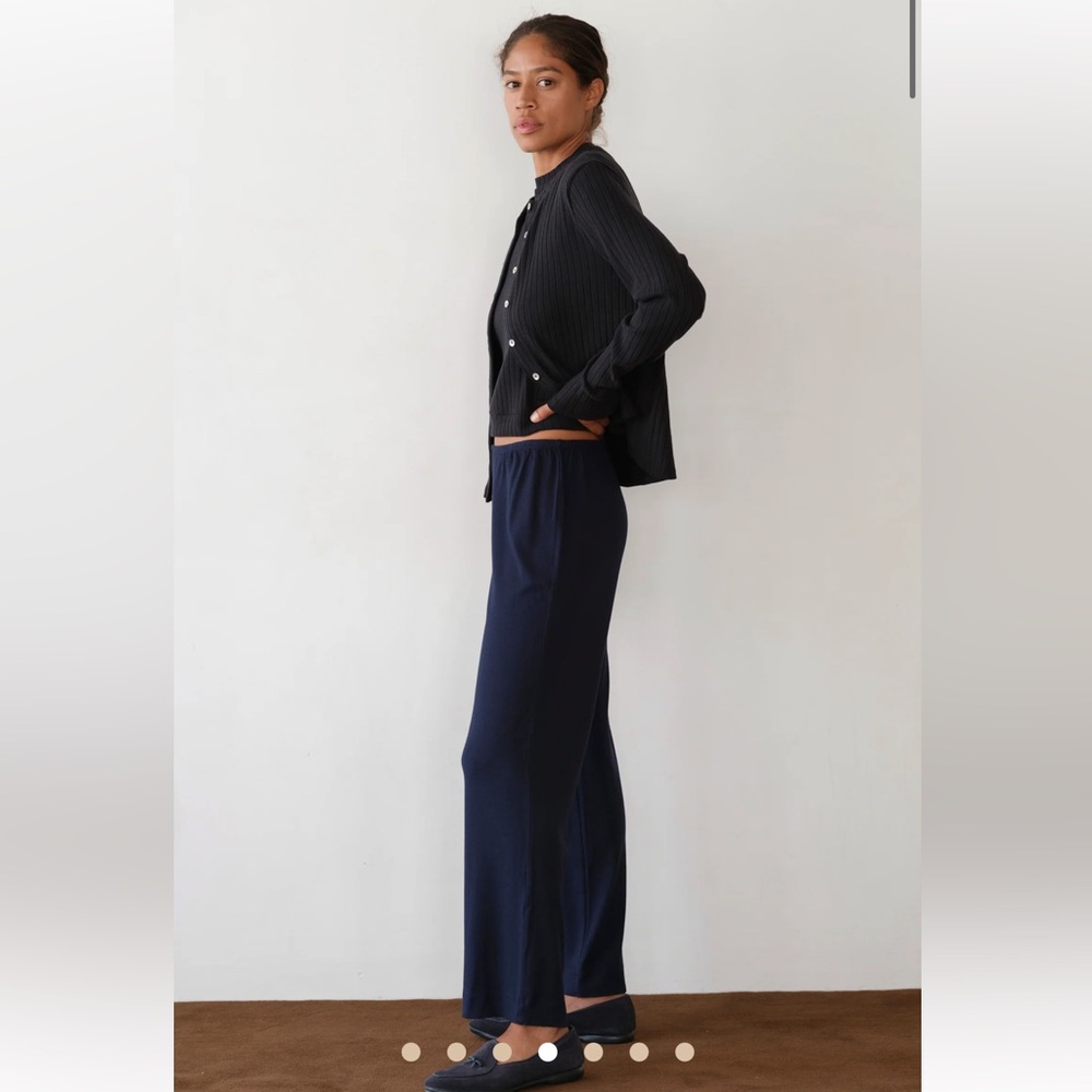 DONNI The Baby Rib Scallop Pant - Picture 4 of 7